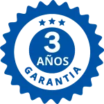 3 años de Garantía
