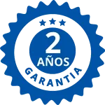 2 años de Garantía